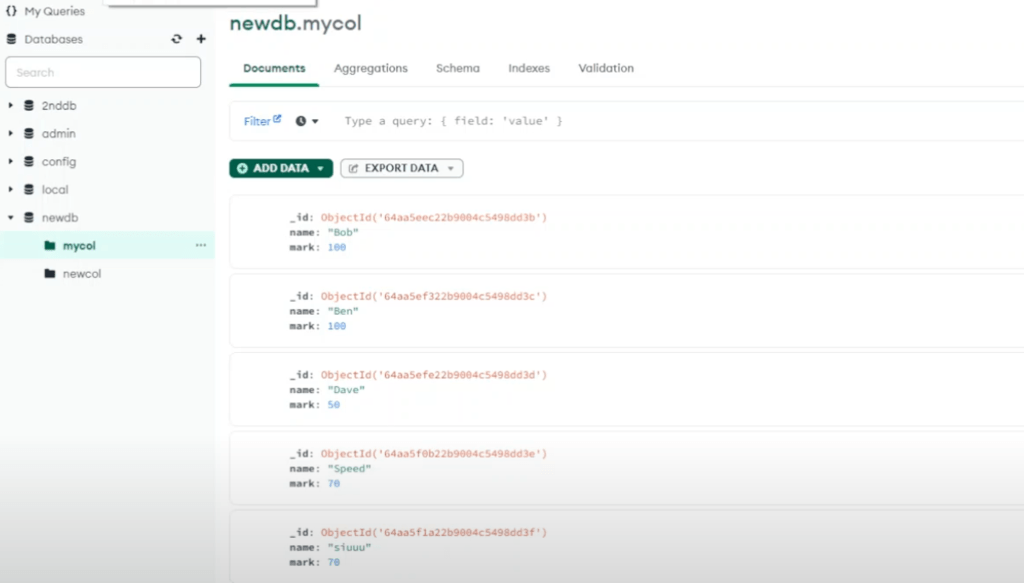 MongoDB to Databricks - Exporting data from MongoDB