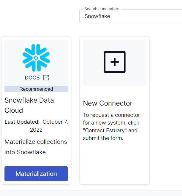 CSV to Snowflake - Snowflake connector search