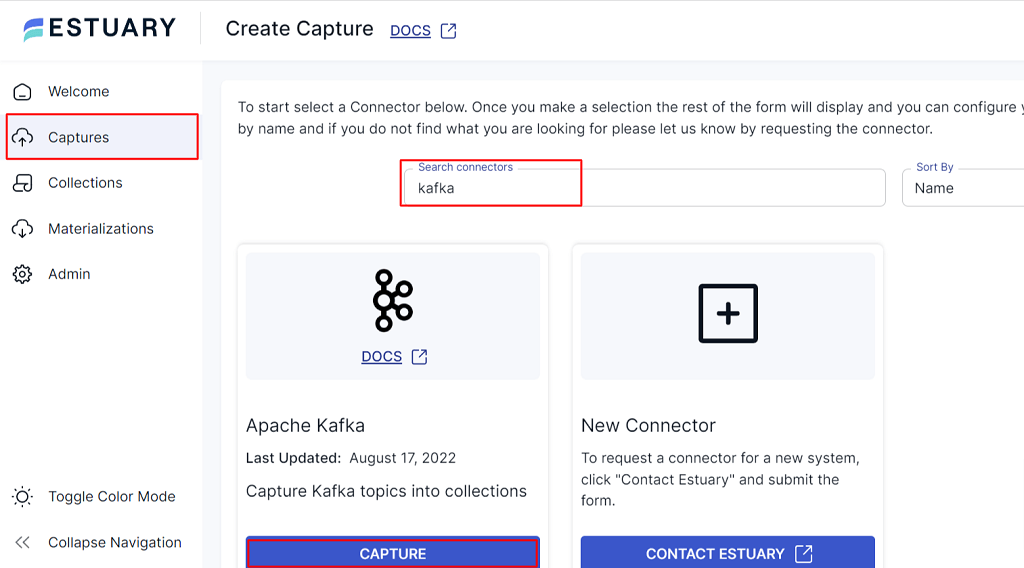 kafka to redshift - kafka connector.