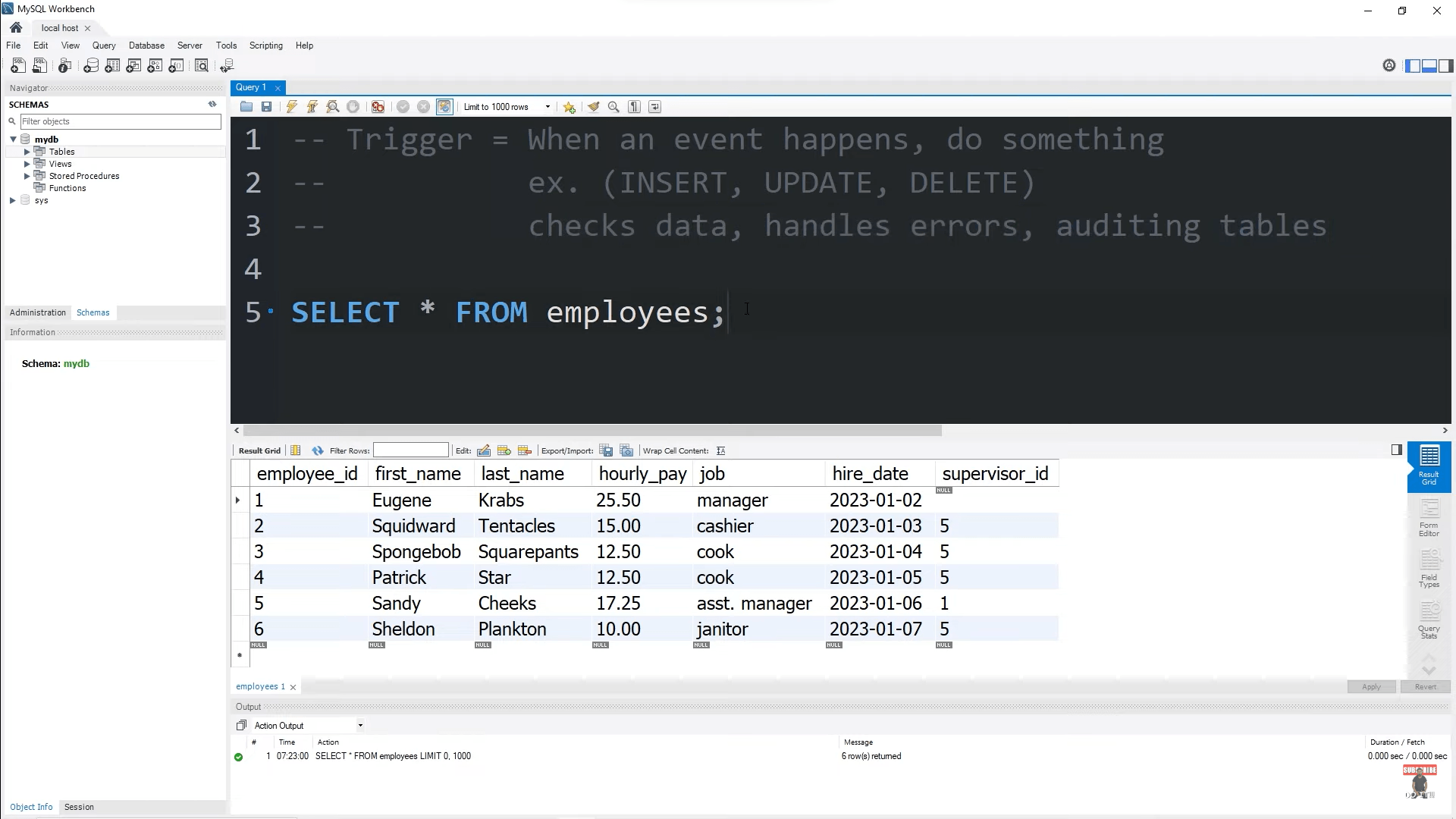 Capture Data From MySQL - Triggers